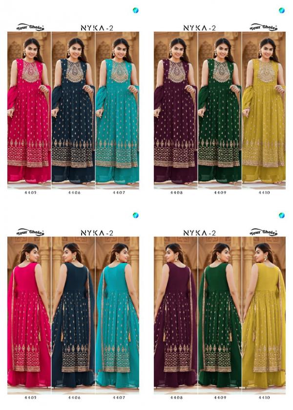 Your Choice Nyka 2 Georgette Designer Wear Salwar Kameez Collection